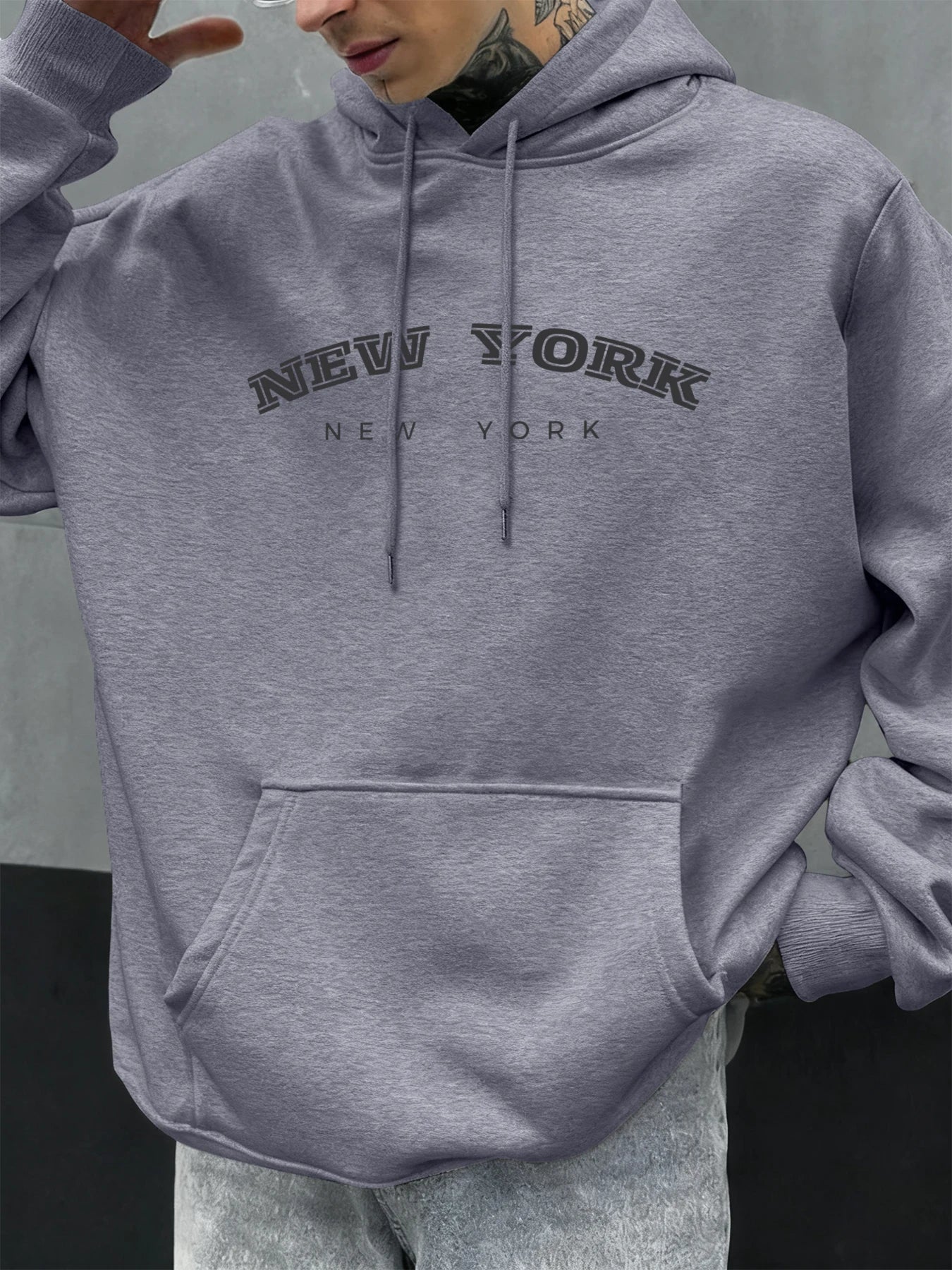 Men’s Hoodie Fleece Soft Warm Casual