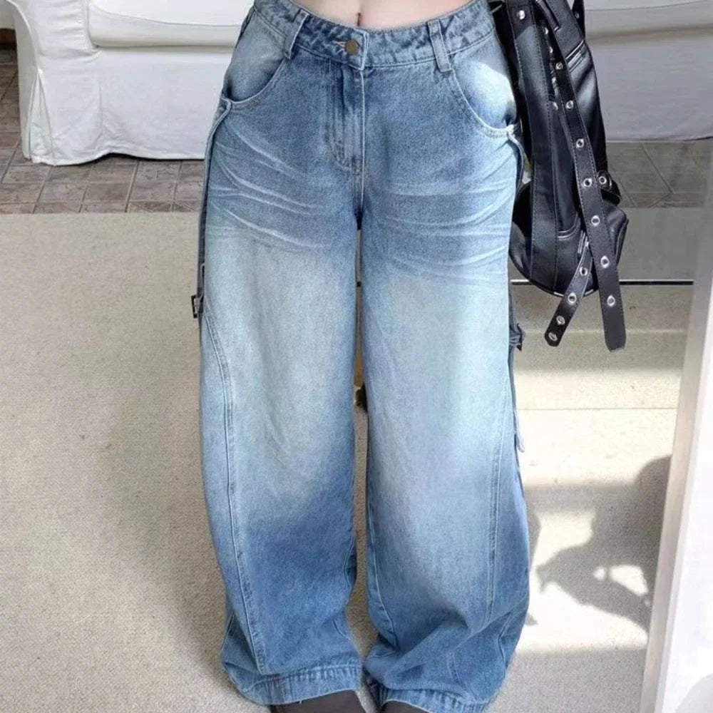 Women’s Jeans High Waist Straight Leg Casual