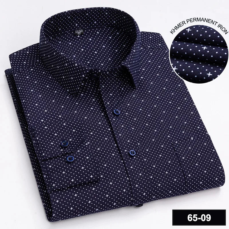 Men’s Shirt Long Sleeve Casual Formal Printed