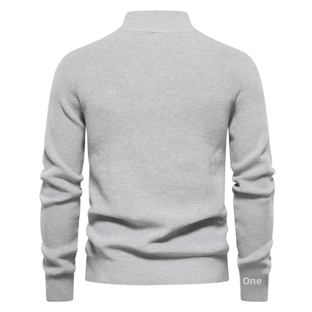 Men’s Sweatshirt Zip-Up Casual Long Sleeve Autumn Winter