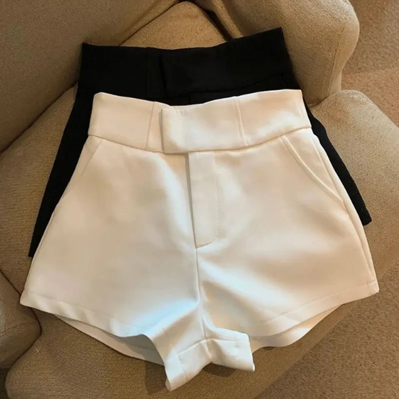 Women’s Shorts High Waist Casual Slim Fit