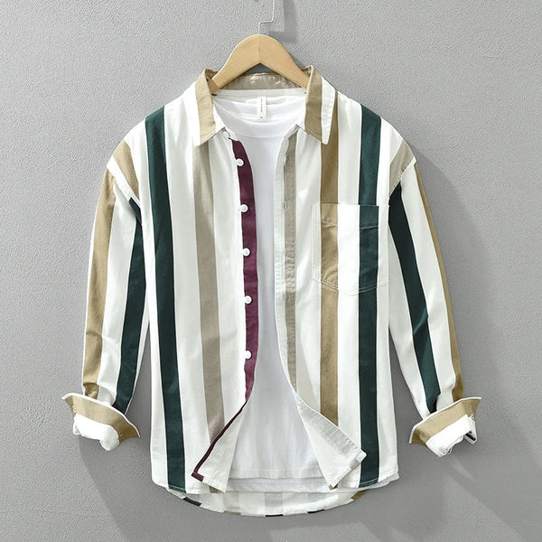 Men’s Shirt Long Sleeve Cotton Casual