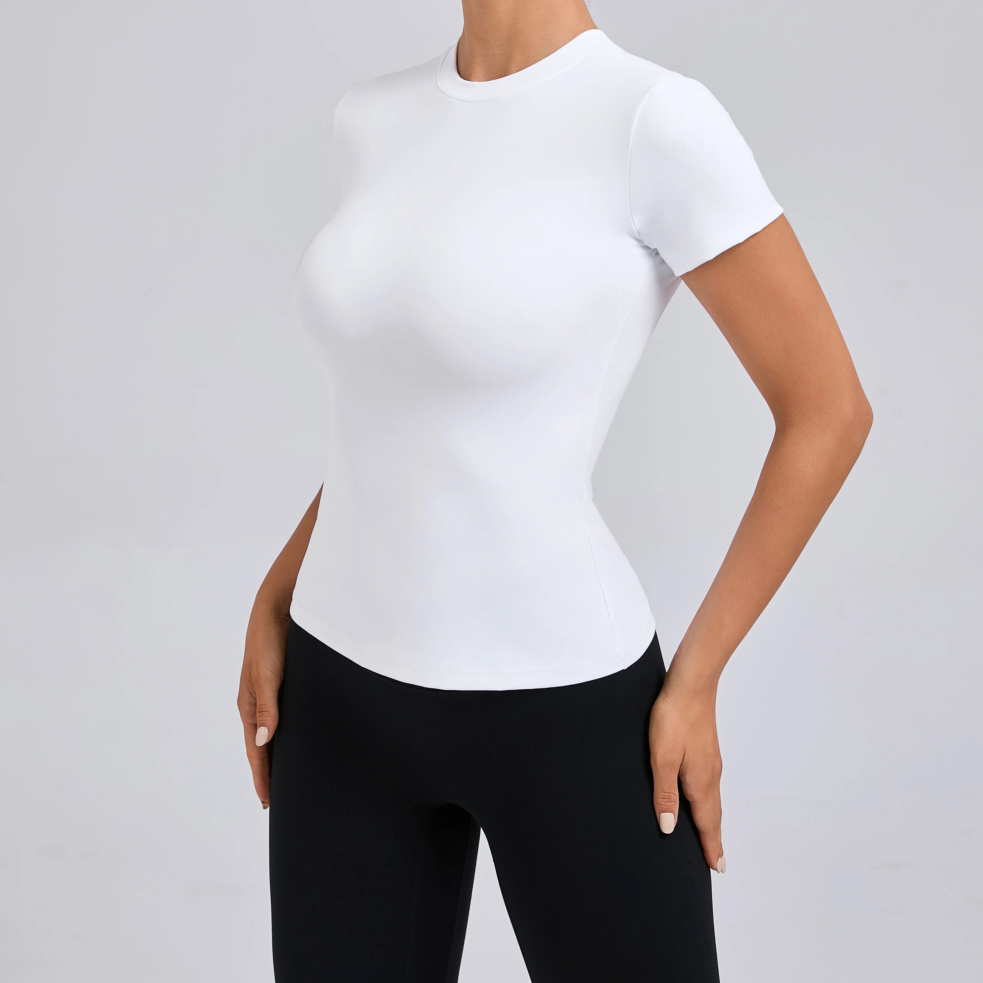 Women’s Gym Top Short Sleeve Moisture Wicking Athletic