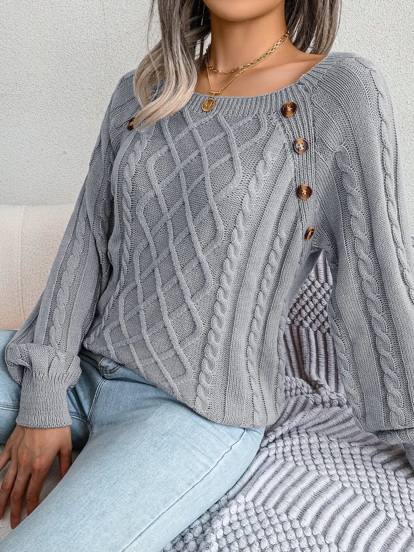 Women’s Top Long Sleeve Casual Stretchy Solid Color