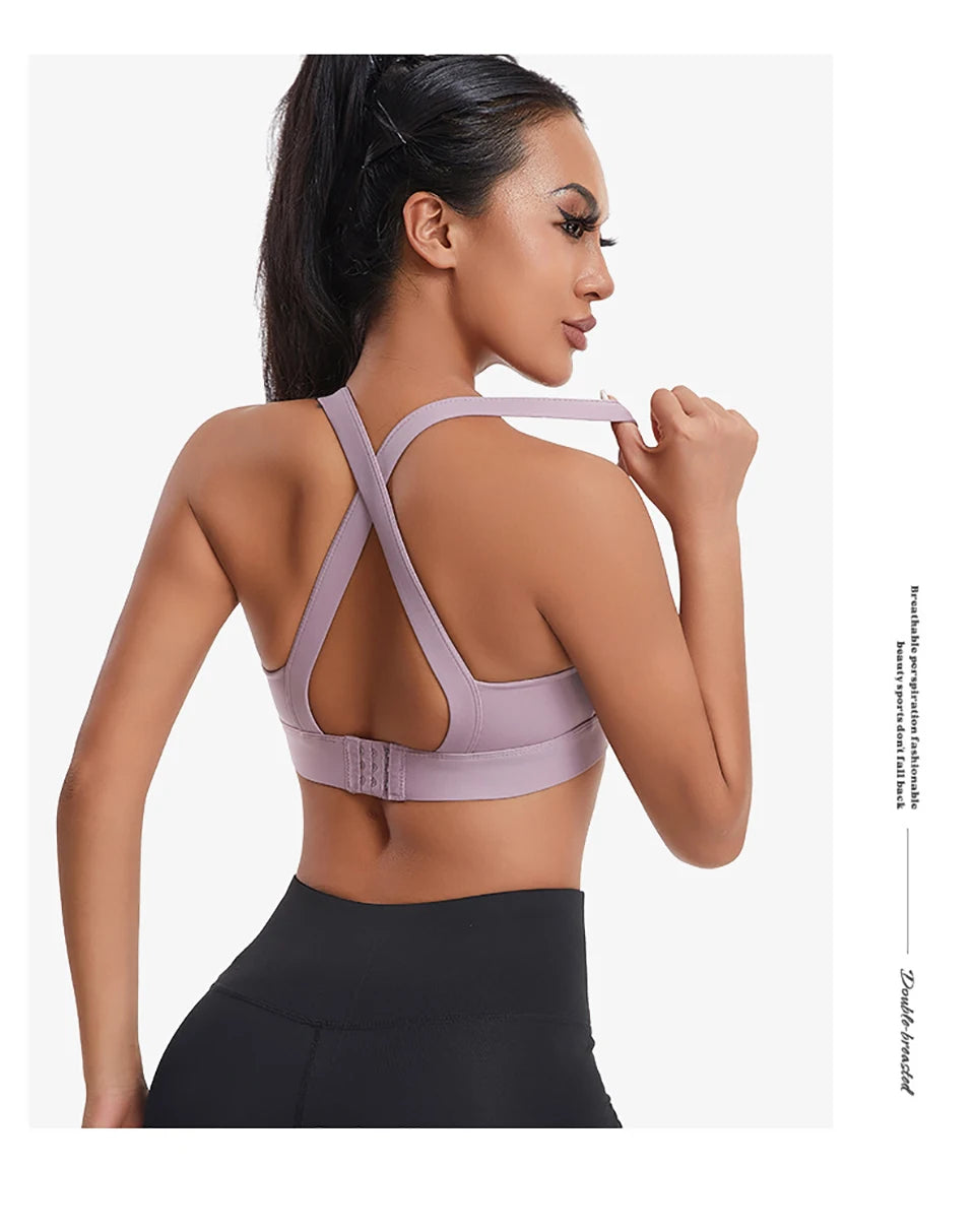 Women’s Sports Bra Padded Gym Comfort Supportive