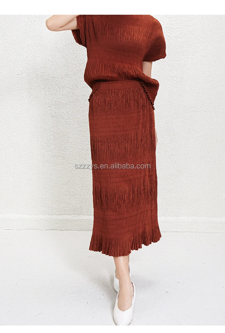 Women’s Skirt Pleated Casual Lightweight Summer