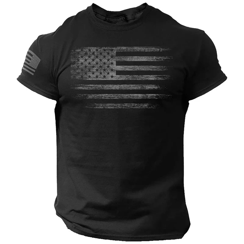 Men’s T-Shirt Casual Athletic Printed Short Sleeve