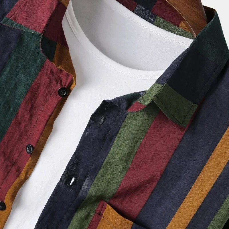 Men’s Shirt Long Sleeve Cotton Casual
