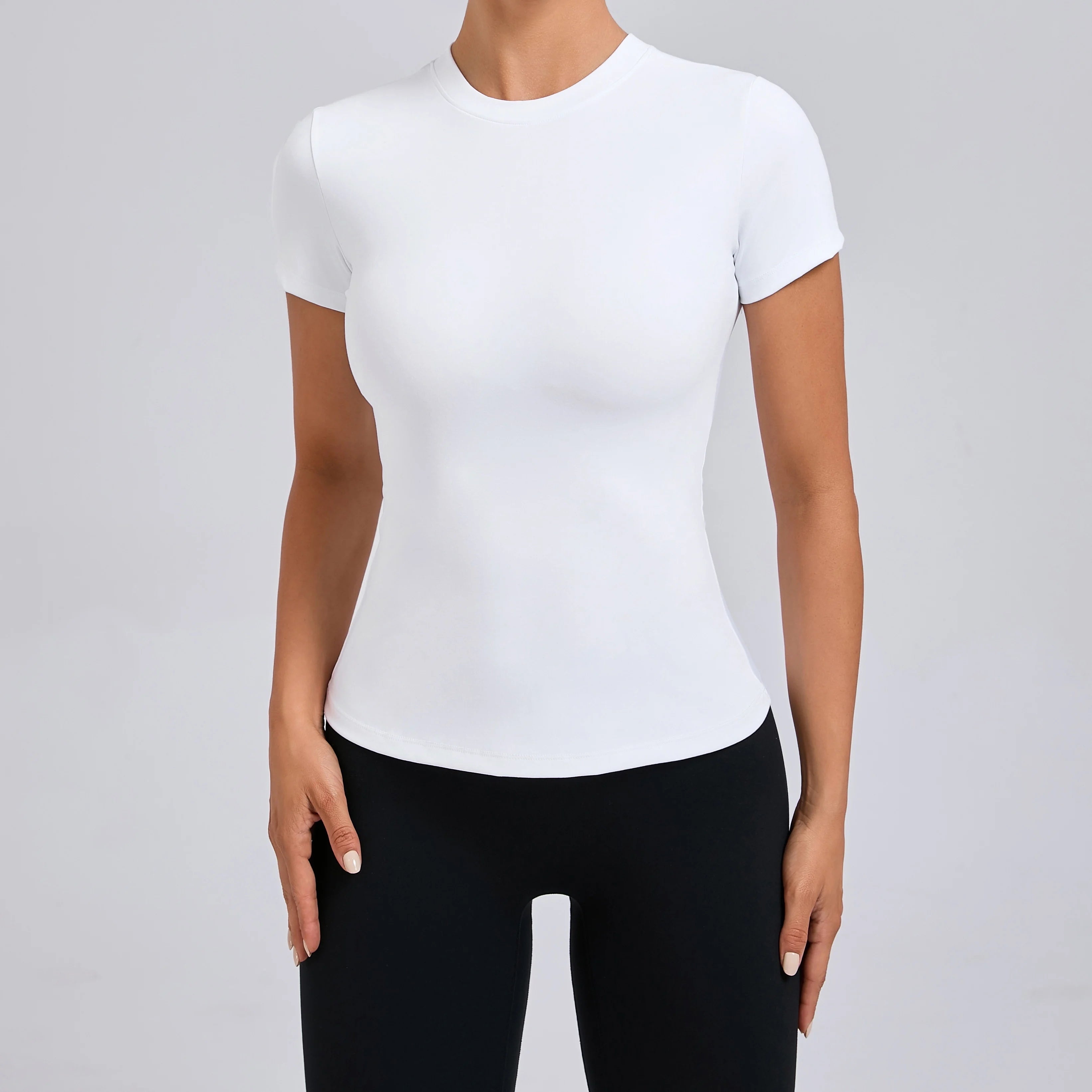 Women’s Gym Top Short Sleeve Moisture Wicking Athletic