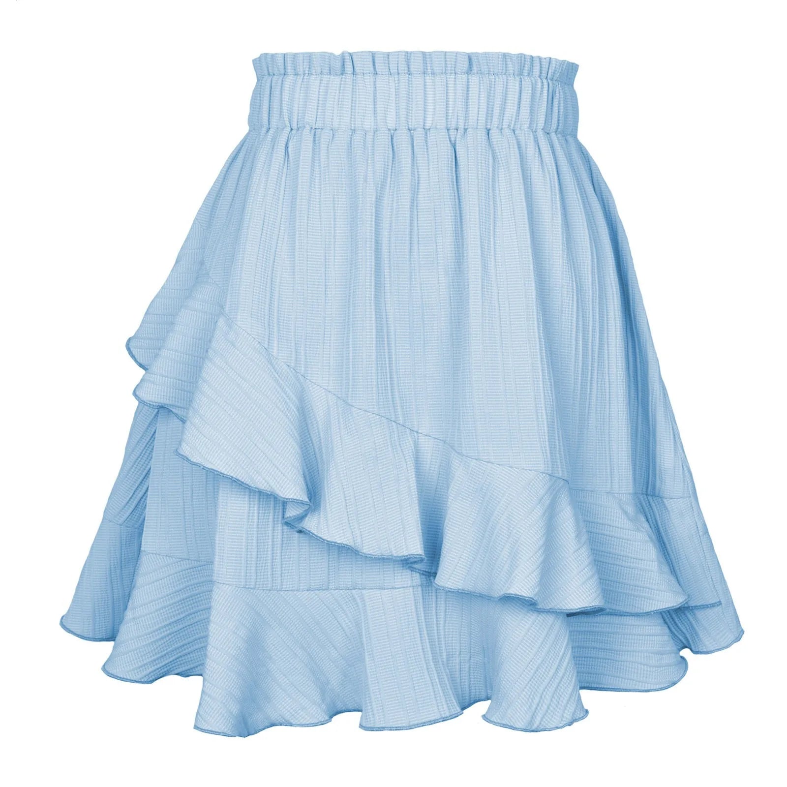 Women’s Skirt High Waist Solid Color Casual