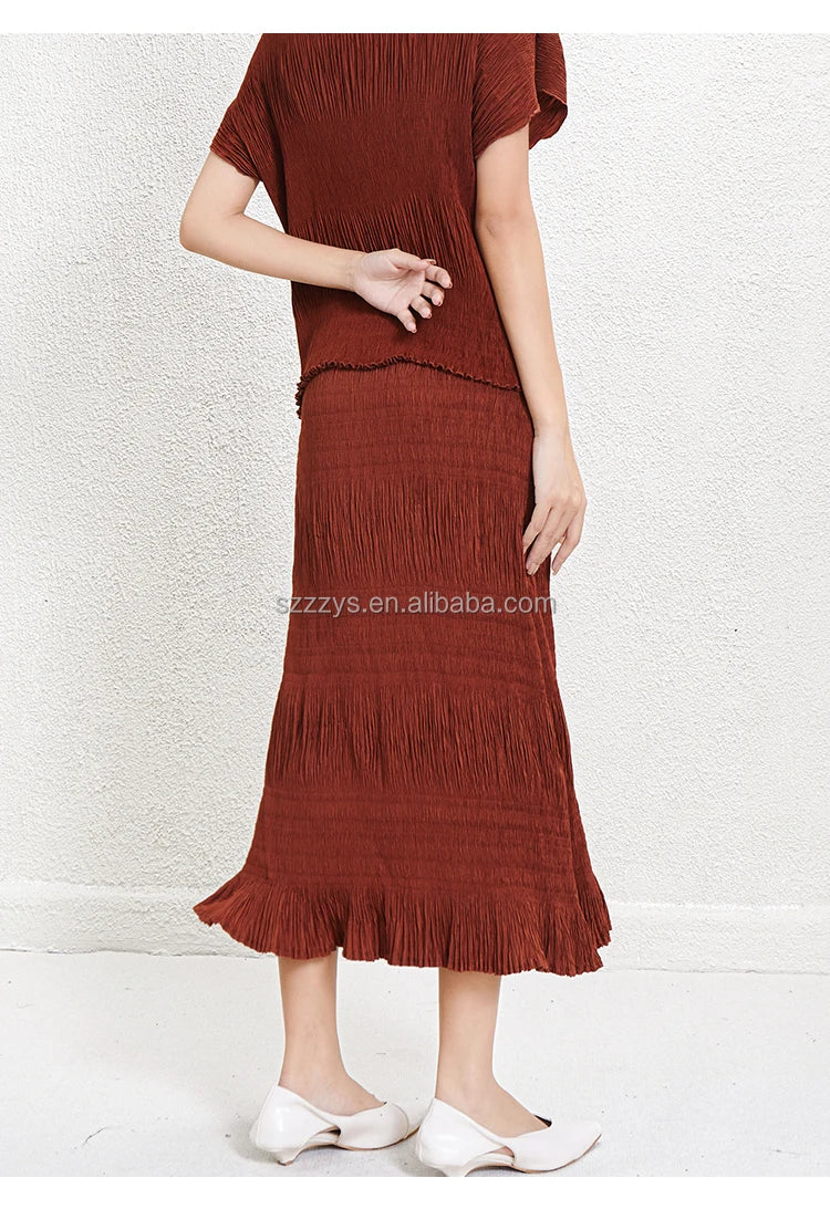 Women’s Skirt Pleated Casual Lightweight Summer
