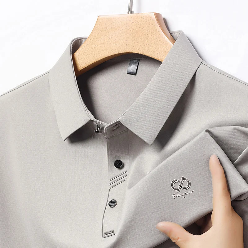 Men’s Polo Shirt Short Sleeve Business Casual Casual Summer