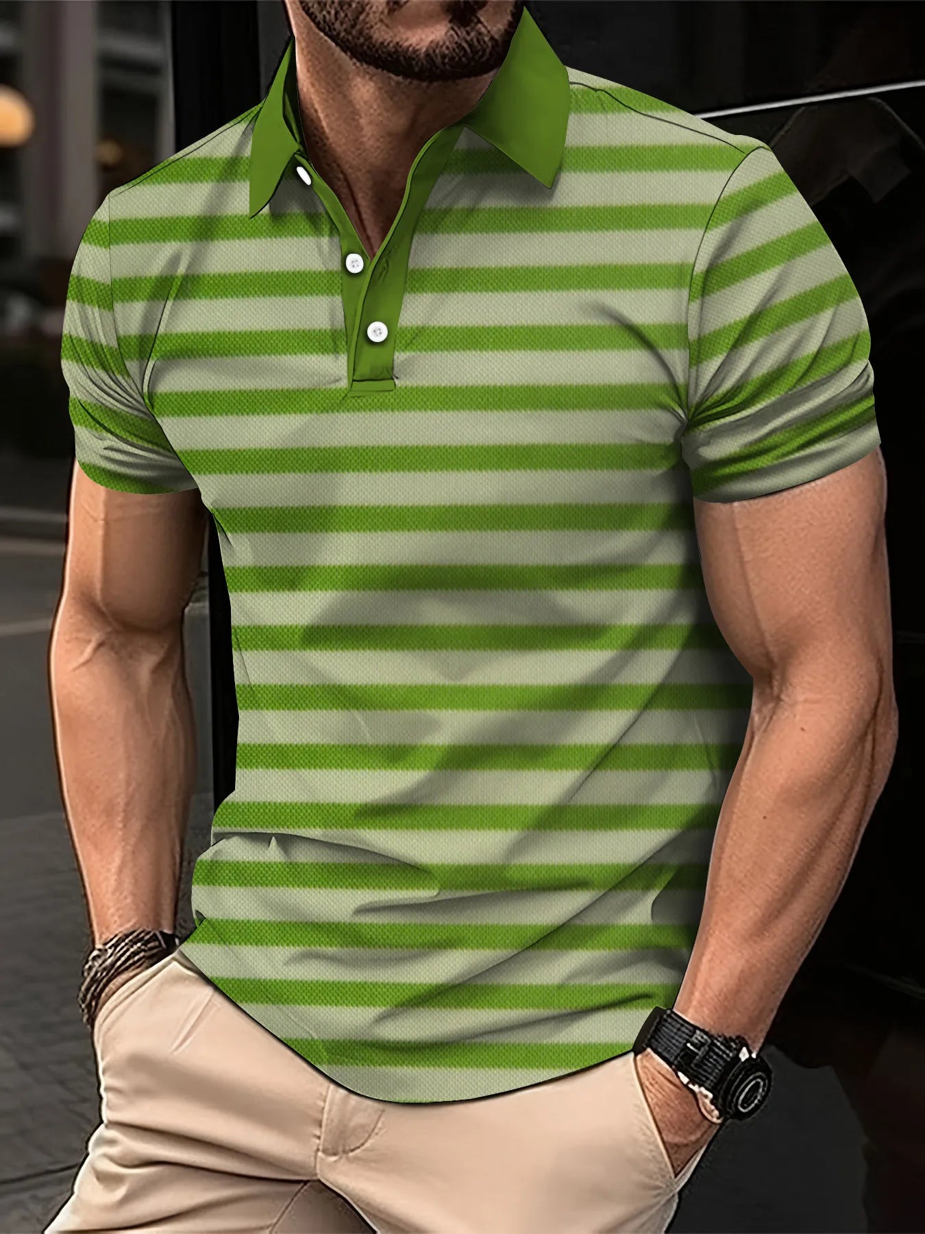 Men’s Polo Shirt Business Casual Casual Summer