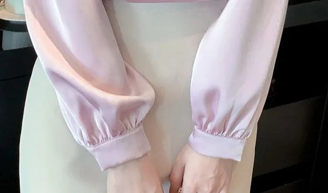 Women’s Top Blouse Long Sleeve Casual Stretchy