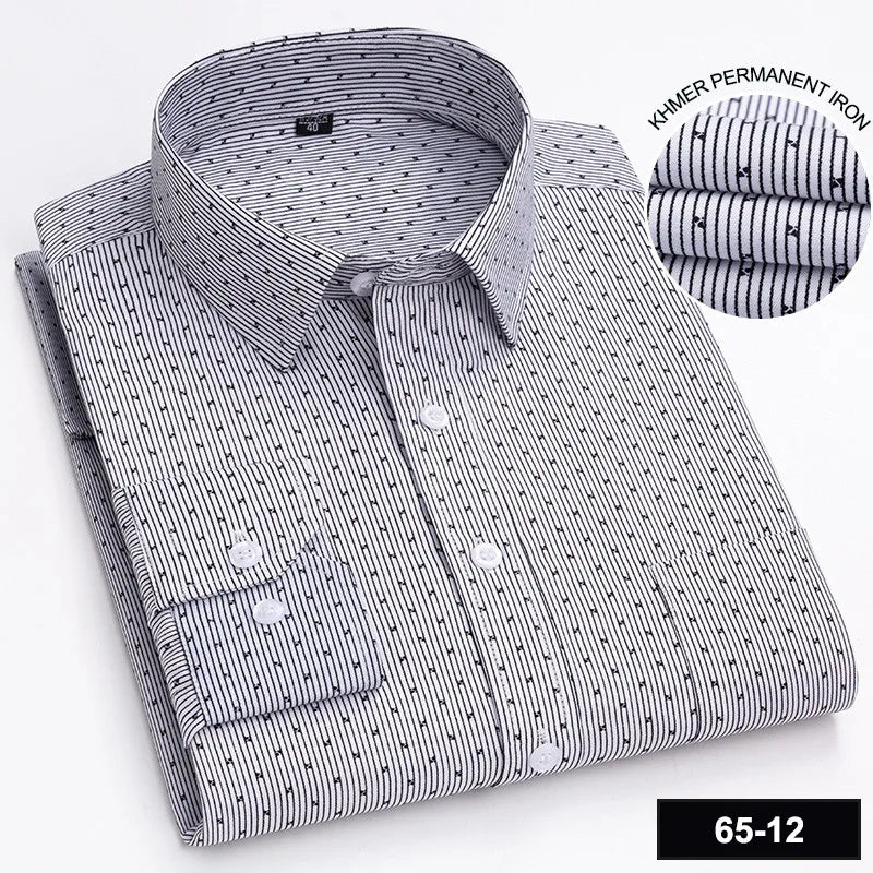 Men’s Shirt Long Sleeve Casual Formal Printed