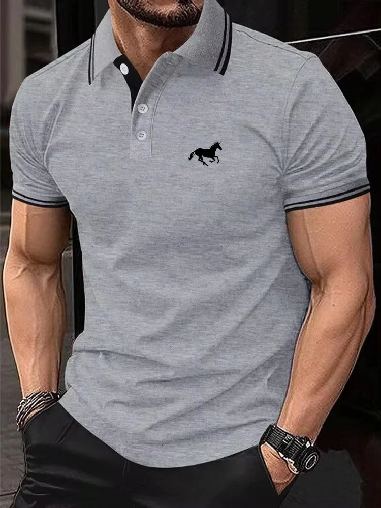 Men’s Polo Shirt Short Sleeve Casual Summer