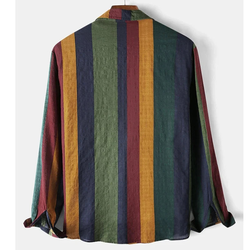 Men’s Shirt Long Sleeve Cotton Casual