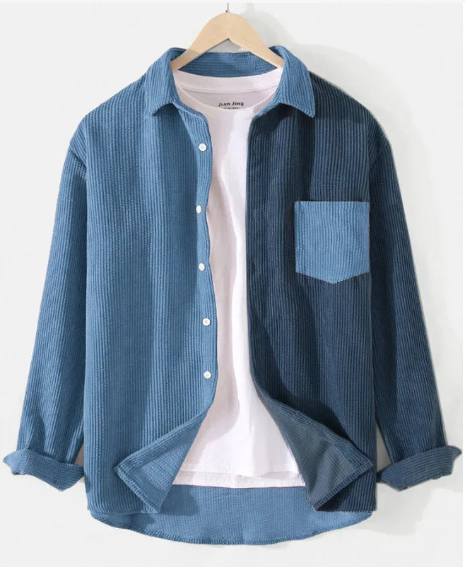 Men’s Shirt Long Sleeve Casual Cotton Comfort Fit
