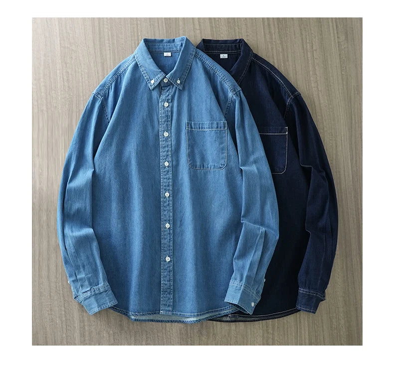 Men’s Shirt Long Sleeve Cotton Casual