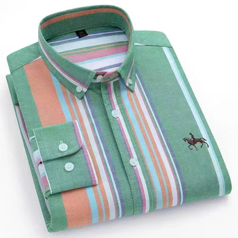 Men’s Shirt Long Sleeve Cotton Casual