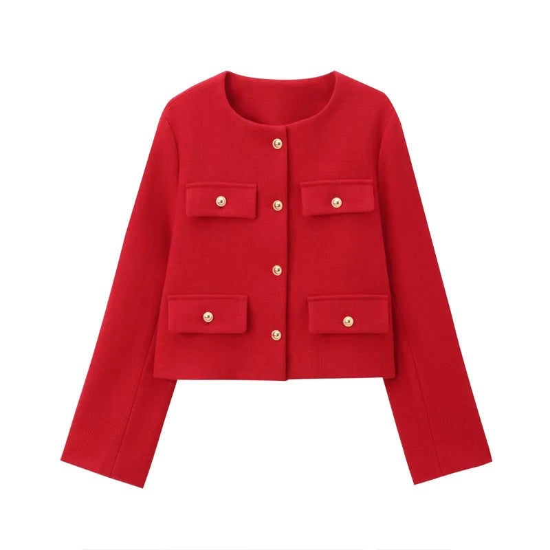Women’s Jacket Button-Up Casual Lightweight Warm