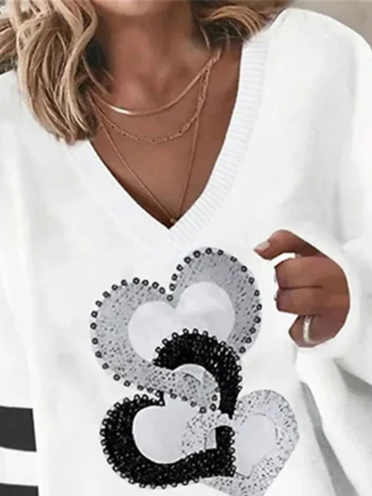 Women’s Top Blouse Long Sleeve Casual Printed