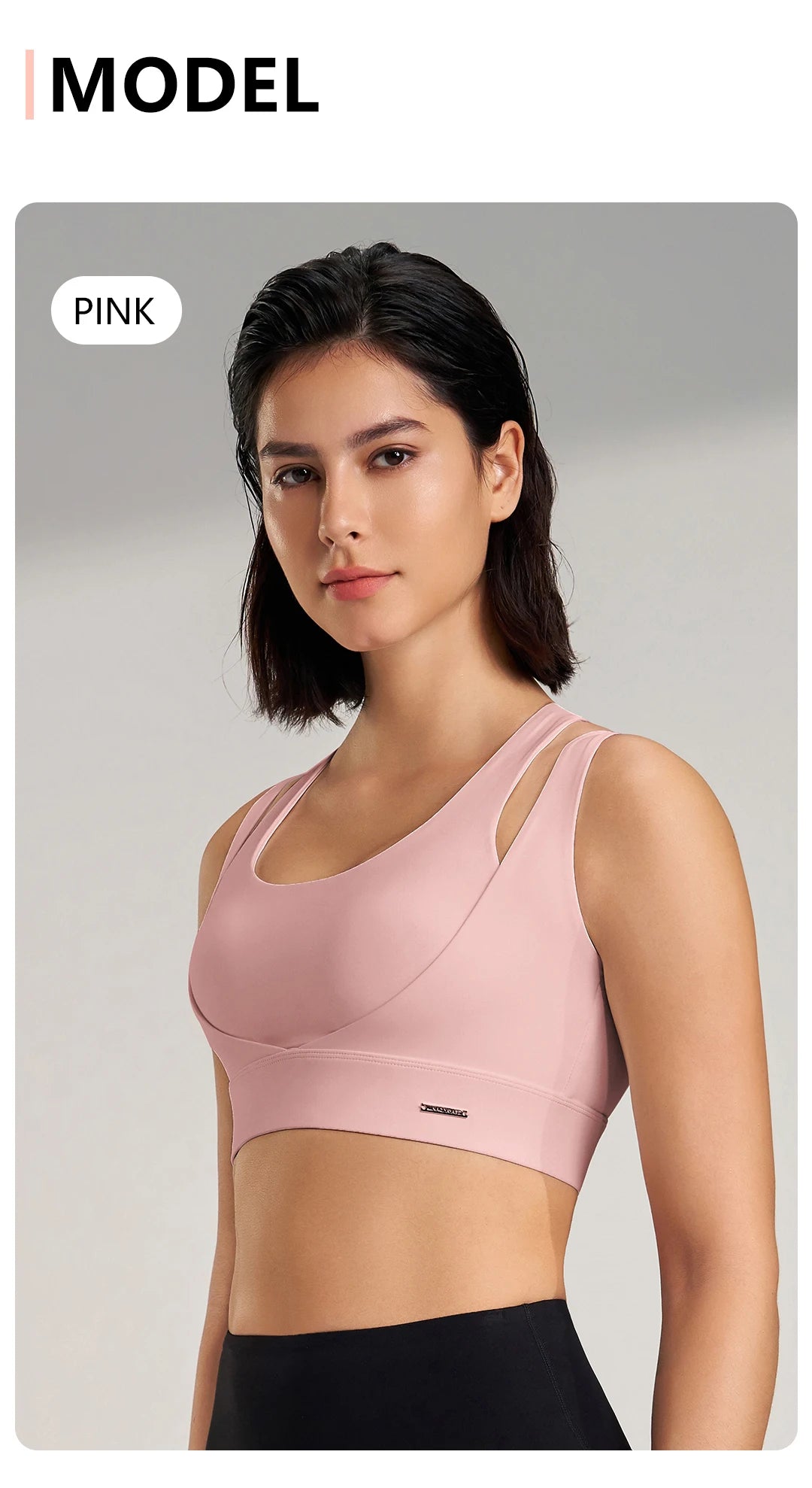 Women’s Sports Bra Stretchy Gym Comfort Supportive