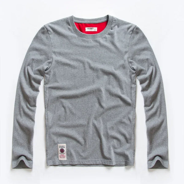 Men’s T-Shirt Long Sleeve Casual Cotton Comfort Fit