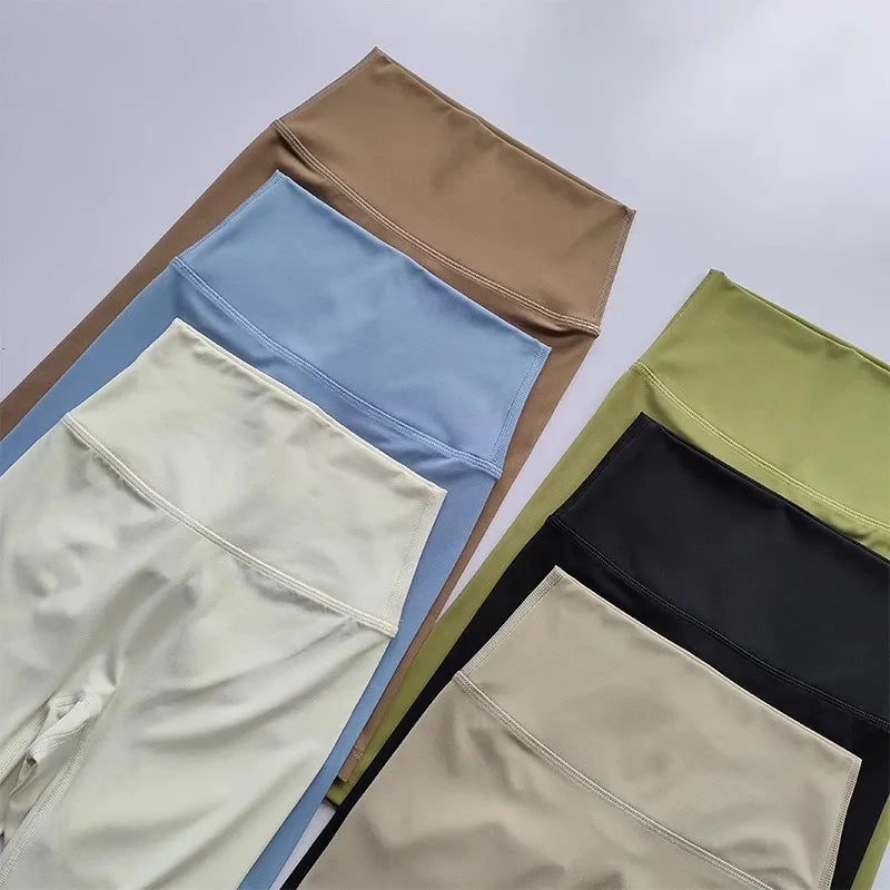 Women’s Shorts High Waist Sporty Solid Color