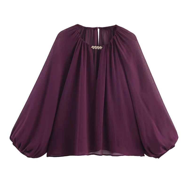 Women’s Top Blouse Long Sleeve Casual