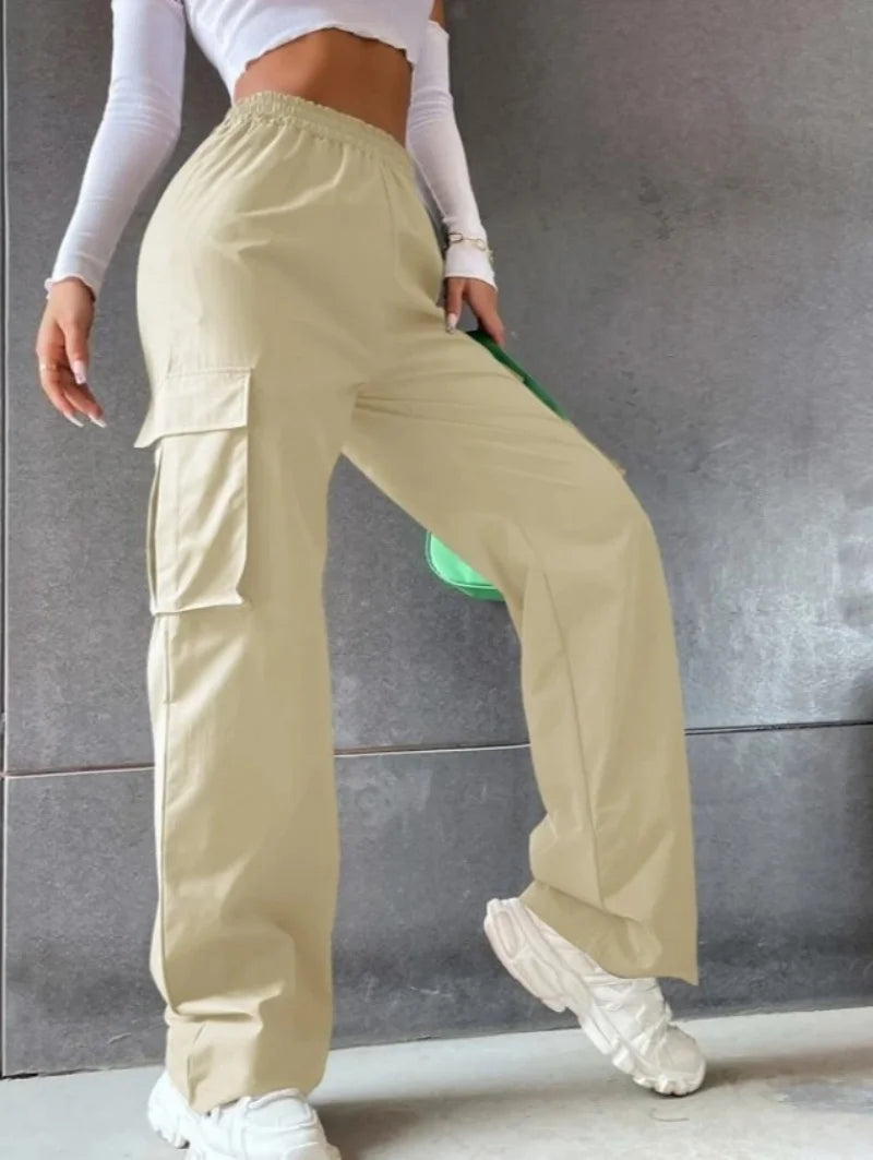 Women’s Joggers High Waist Elastic Waist Stretchy Casual