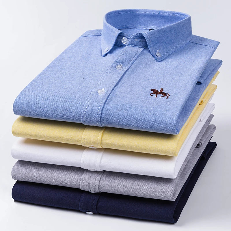 Men’s Shirt Long Sleeve Cotton Casual