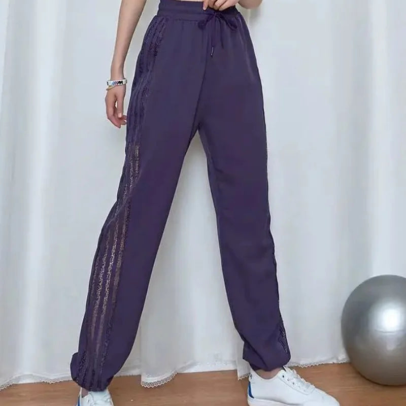 Women’s Joggers Elastic Waist Gym Stretchy Cotton