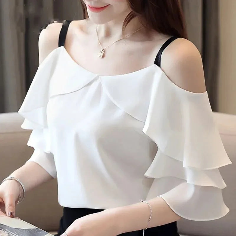 Women’s Top Blouse Short Sleeve Casual Summer