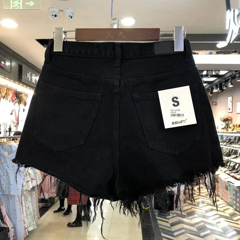 Women’s Shorts High Waist Denim Summer