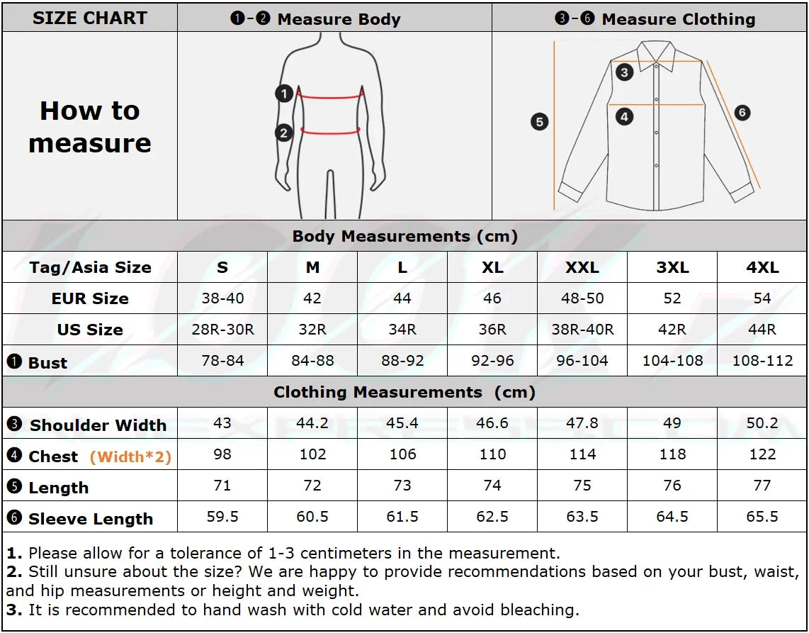 Men’s Shirt Long Sleeve Cotton Casual Breathable