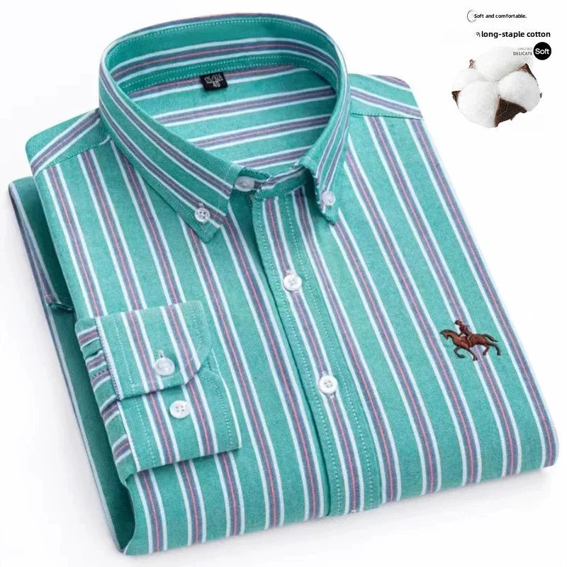 Men’s Shirt Long Sleeve Cotton Casual