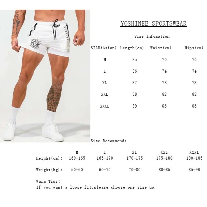 Men’s Shorts Athletic Casual Comfort Fit Cotton