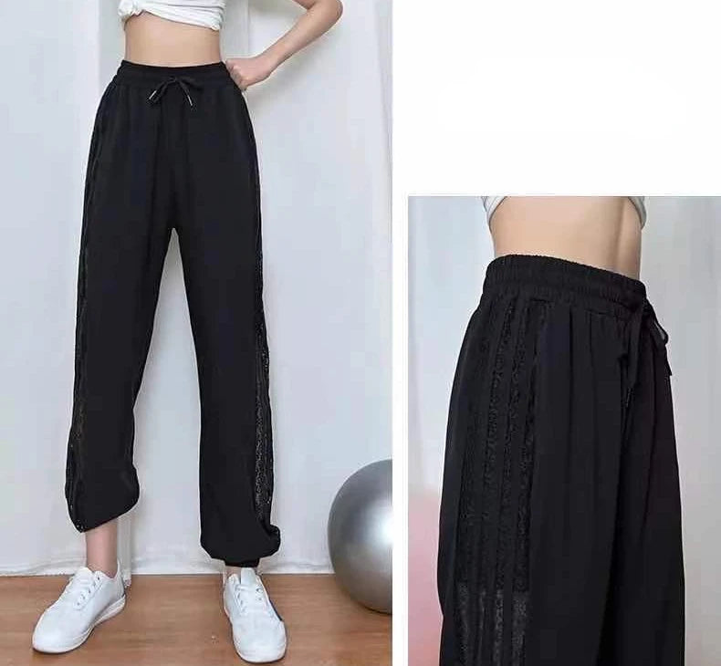 Women’s Joggers Elastic Waist Gym Stretchy Cotton