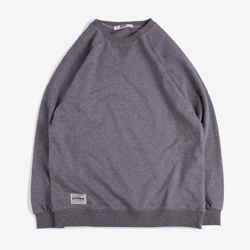 Men’s T-Shirt Long Sleeve Solid Color Cotton Comfort Fit