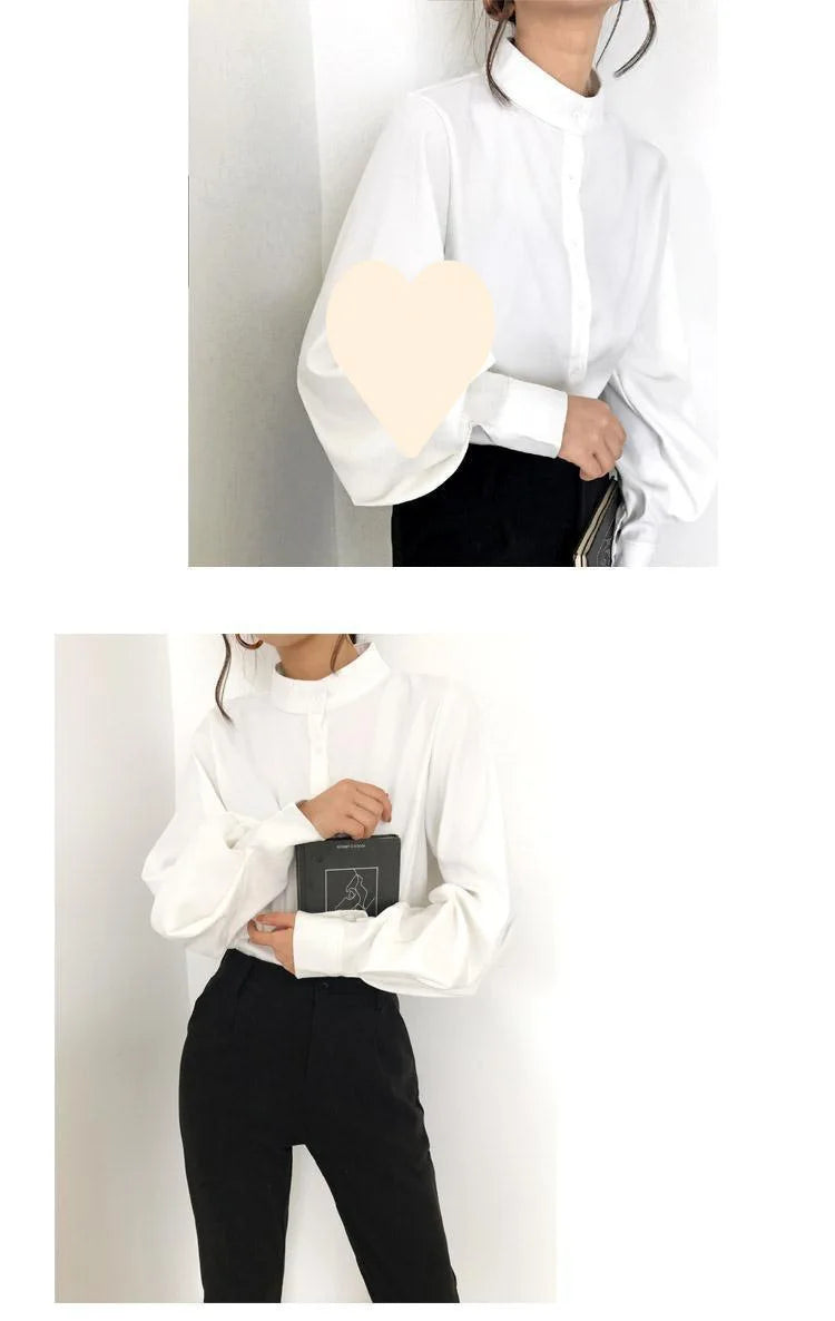 Women’s Top Blouse Long Sleeve Casual Solid Color