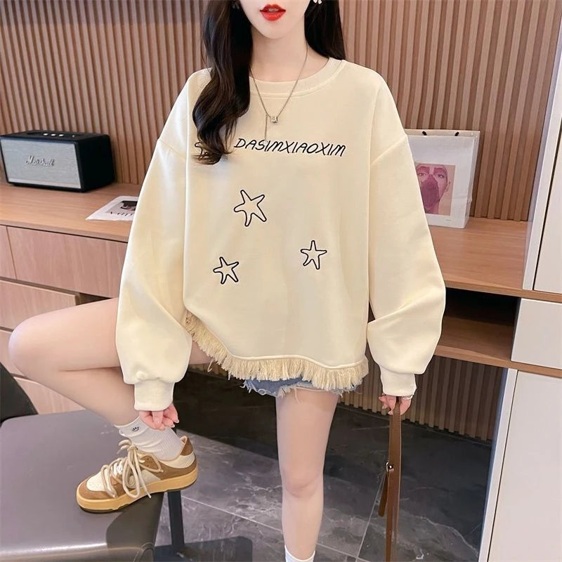 Women’s Sweatshirt Pullover Long Sleeve Casual Soft