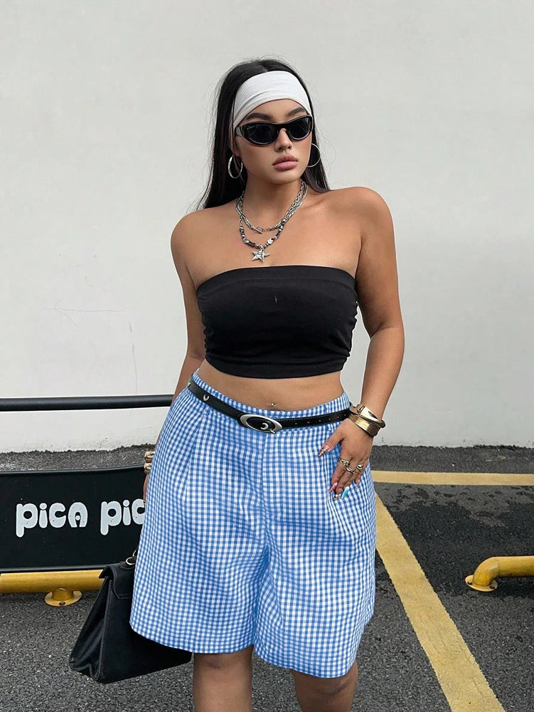 Women’s Shorts Casual Elastic Waist Cotton Summer
