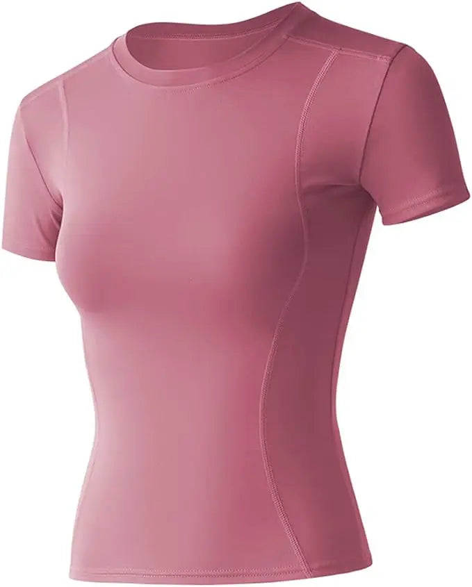 Women’s Gym Top Short Sleeve Athletic Breathable Lightweight
