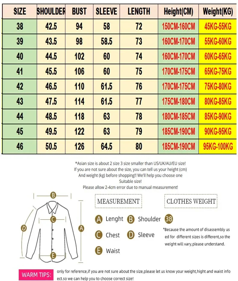 Men’s Shirt Long Sleeve Cotton Casual
