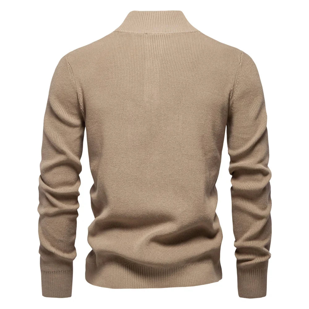Men’s Sweatshirt Zip-Up Casual Long Sleeve Autumn Winter
