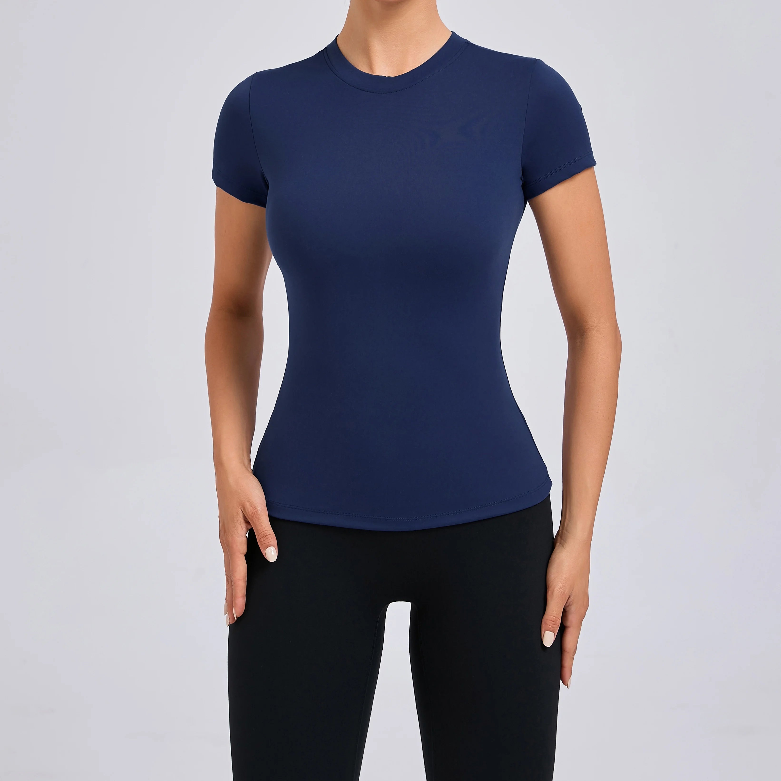 Women’s Gym Top Short Sleeve Moisture Wicking Athletic