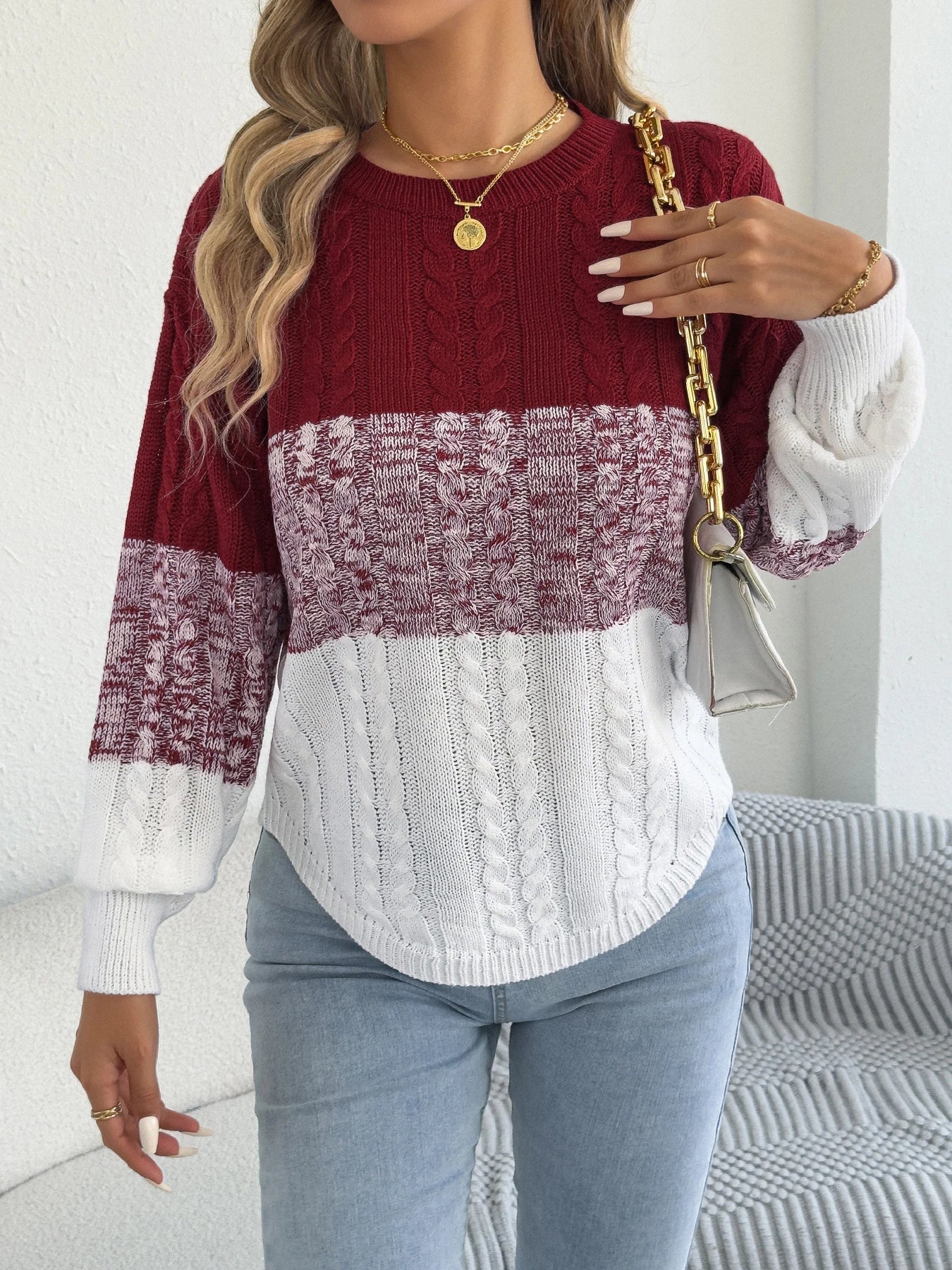Women’s Top Long Sleeve Casual Stretchy