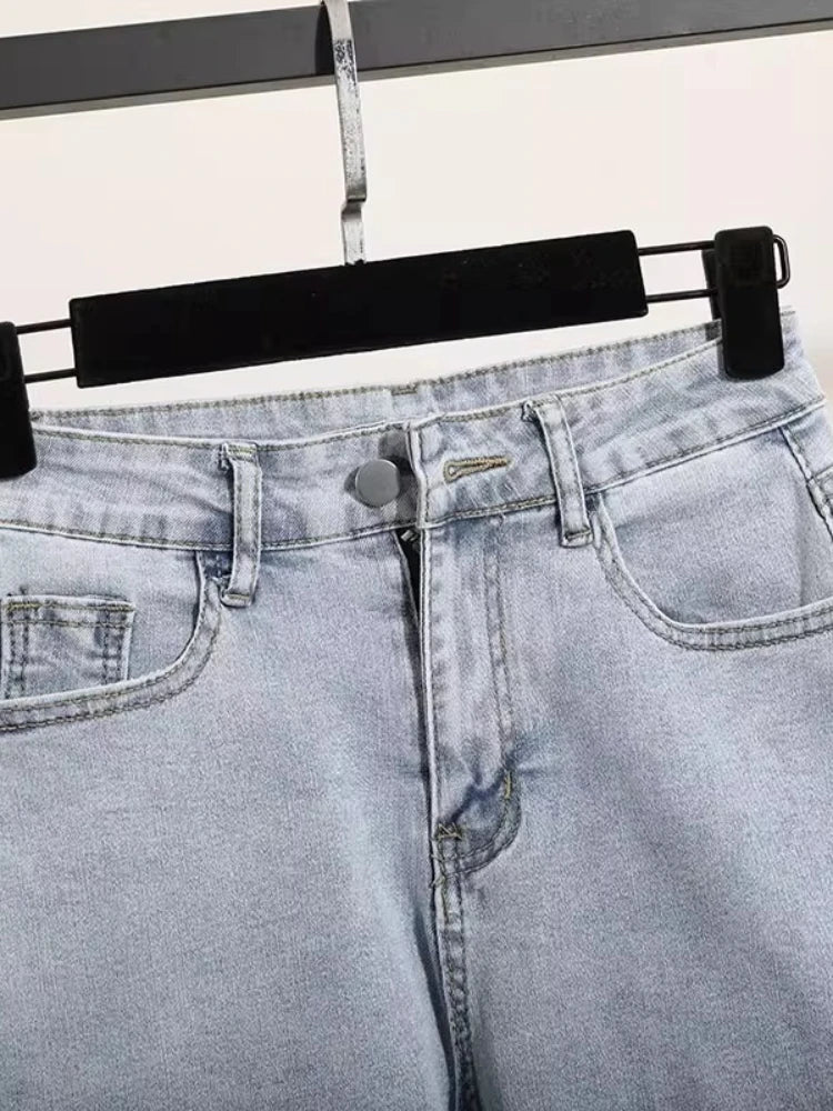 Women’s Shorts High Waist Denim Summer Slim Fit