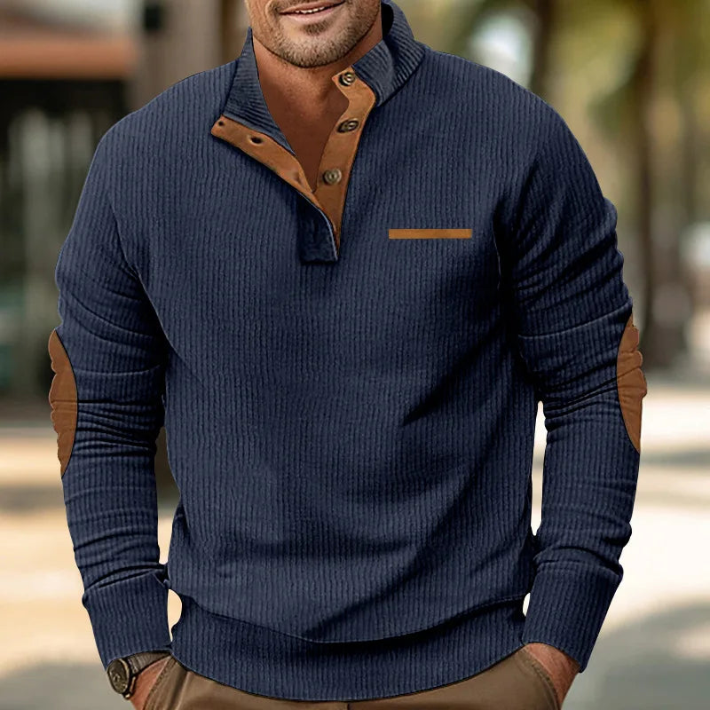 Men’s Hoodie Kangaroo Pocket Long Sleeve Winter Pullover Fleece Poly Blend